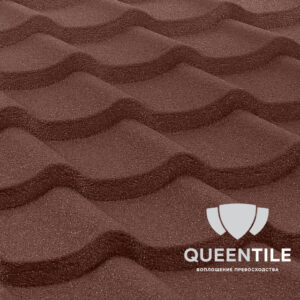 Композитная черепица QueenTile Standard Brown 1-тайловый