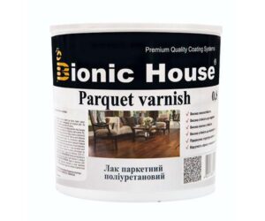 Паркетный лак ультрастойкий Joncryl Bionic-House 0,8л Бесцветный Полуматовый