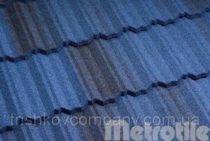 Композитная металлочерепица - Metrotile CLASSIC Thunderblue #Метротайл