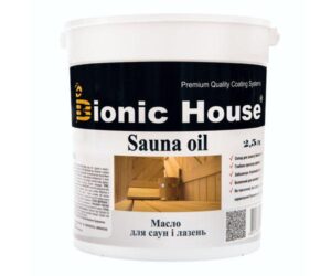Масло для обработки саун Bionic-House 2,5л Бесцветный