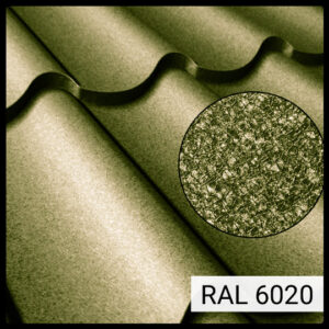 Металлочерепица Атланта - "Сталекс" RAL 6020 PEMA 0,5 мм (OptimaSteel)