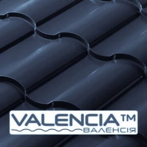 Металлочерепица | VALENCIA ™| 0,45 мм PEMA RAL 7024 Италия