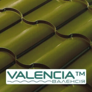 Металлочерепица VALENCIA  0,5 мм PEMA RAL 6020