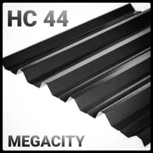 Профнастил НС-44 | RAL 9005 МАТ | 0,45 мм | SeaHSteel |