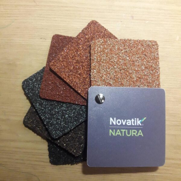 Композитная черепица Novatik NATURA CLASSIC dark moon (черный) — изображение 5