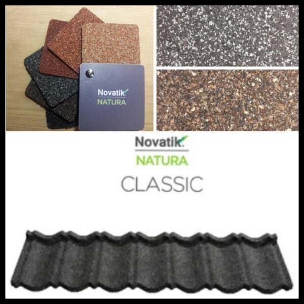 Композитная черепица Novatik NATURA CLASSIC dark moon (черный) — изображение 8