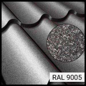 Металлочерепица Модена RAL 9005