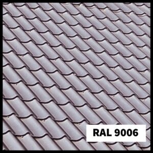 Металлочерепица Модена RAL 9006