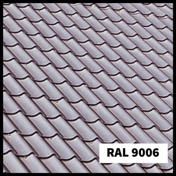 Металлочерепица Модена RAL 9006