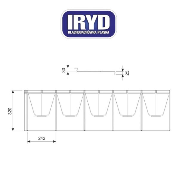 IRYD — Модульная плоская черепица (Purmat) RAL 9005 — изображение 6