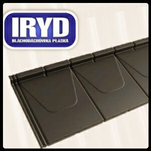 IRYD — Модульная плоская черепица (Purmat) RAL 8019